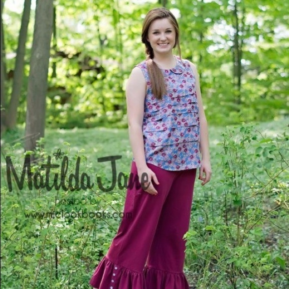 Matilda Jane Mrs. Darling Top Tiered Floral Blouse - Picture 3 of 16